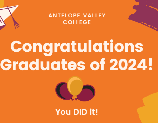 Congrats AVC grads-You did it!