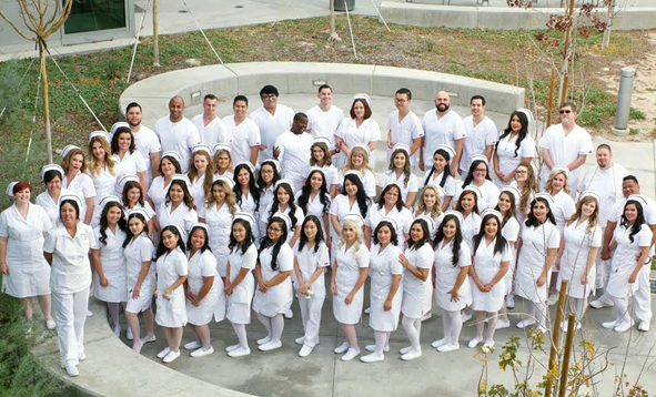 Photo of AVC graduation and students