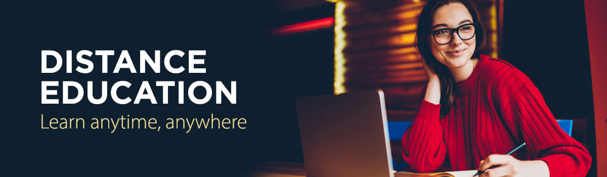 Distance Education - Learn anytime, anywhere