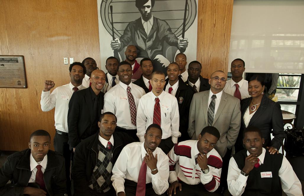 Students at conference