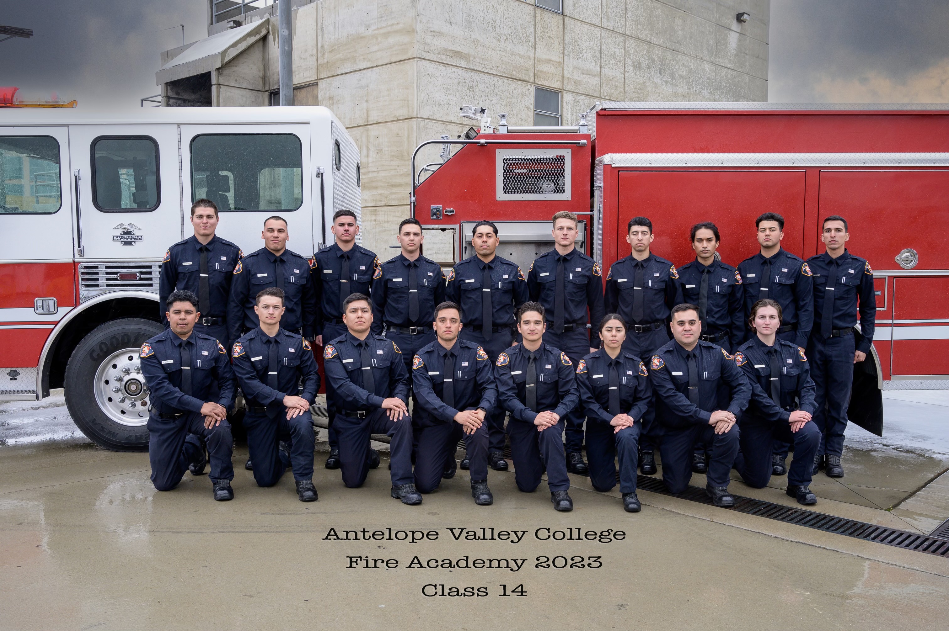 Fire Academy Graduation class