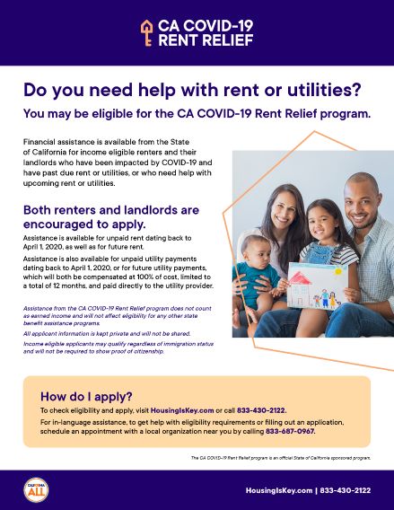 CA-COVID 19 RENT FLYER
