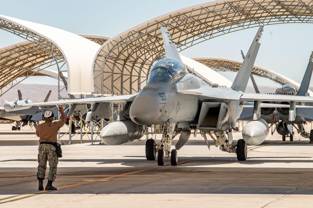 Plane at Naval Air Weapons Station in China Lake