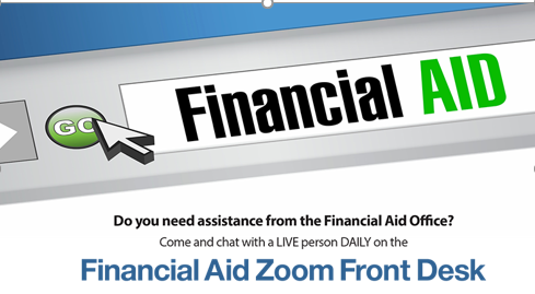 Financial Aid Zoom Front Desk