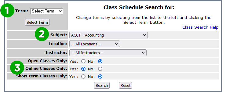 Class Finder Tool