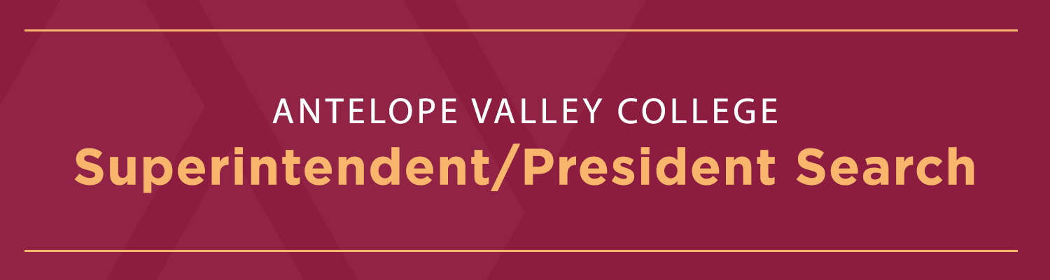 Superintendent/President Search