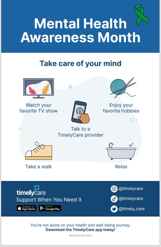 TimelyCARE_May Mental Health Awareness Month