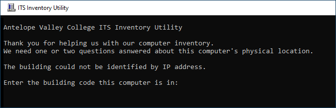 Utility Message