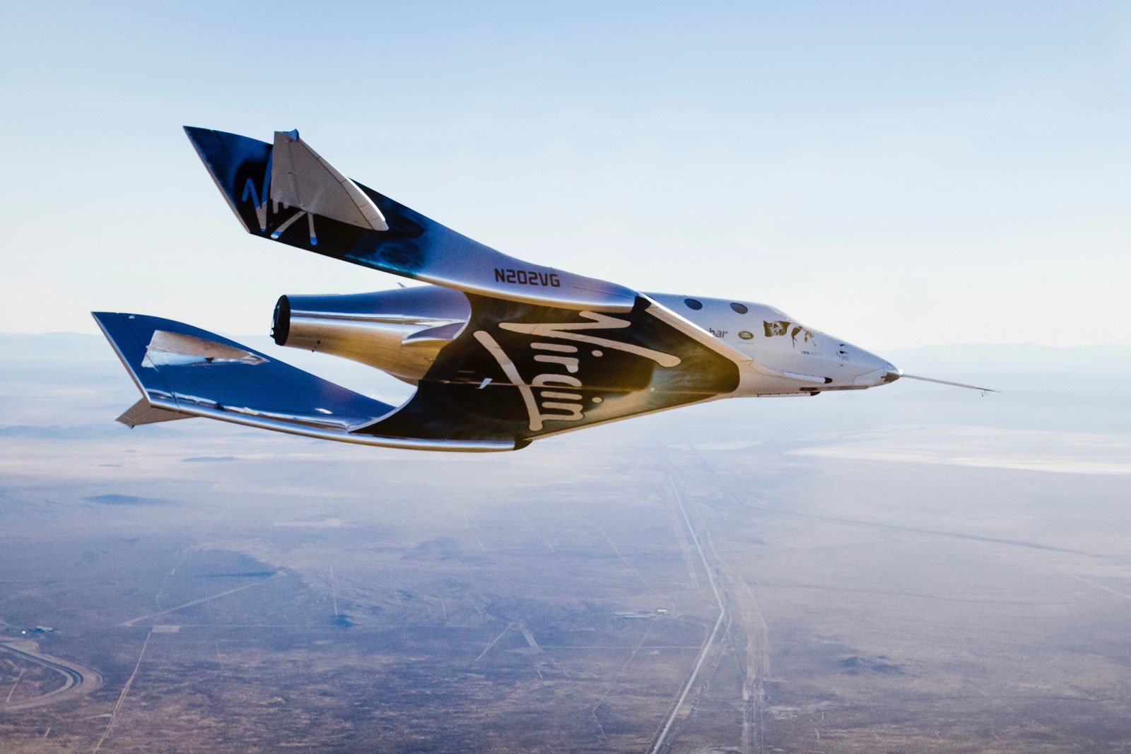 Virgin Galactic Craft Flying