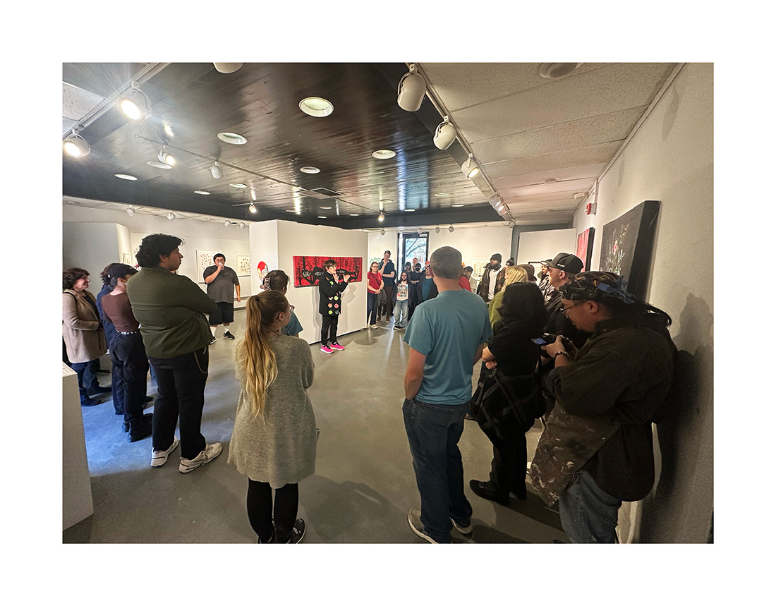 Exhibition reception Marthe Aponte 2025 