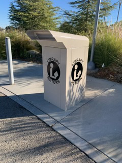 Library return drop box