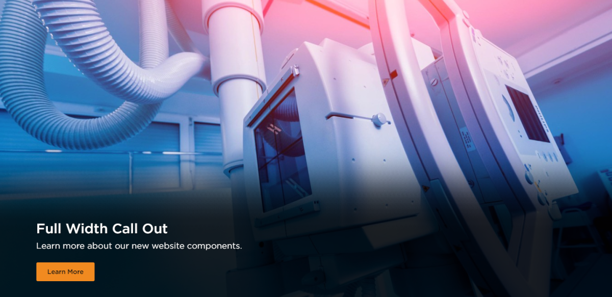 Full Width Callout Example