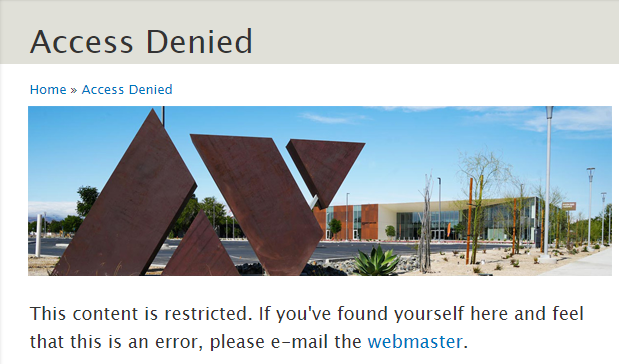 Access Denied