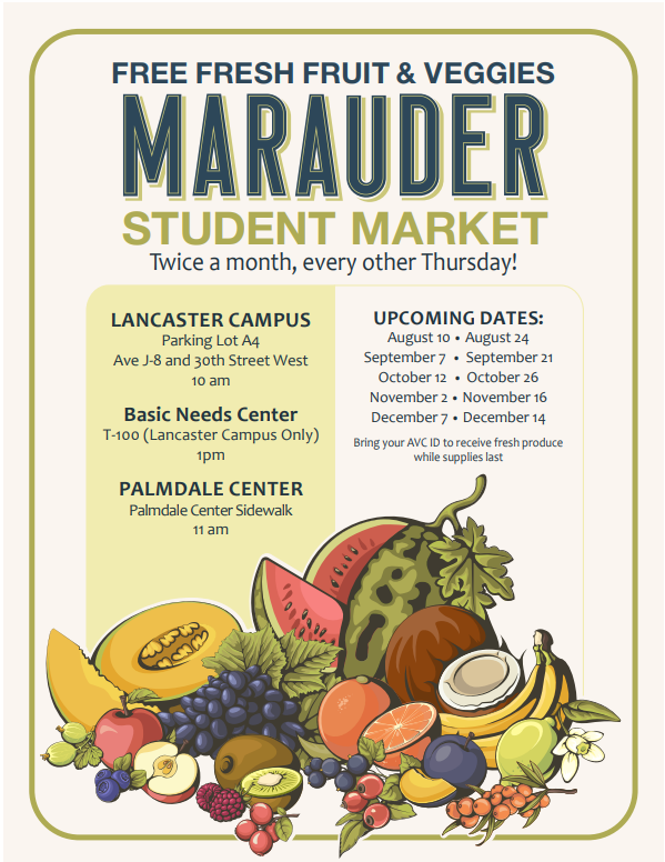 Marauder Produce Distribution Dates