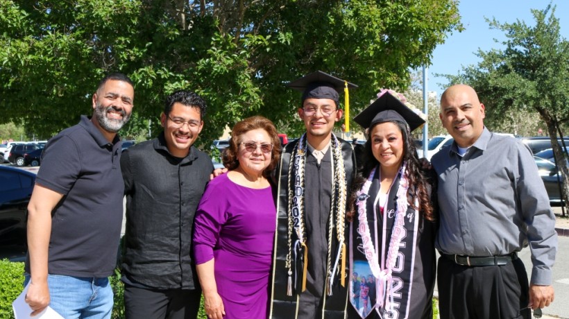 Mother and Son Joshua and Karen Graduate AVC Together