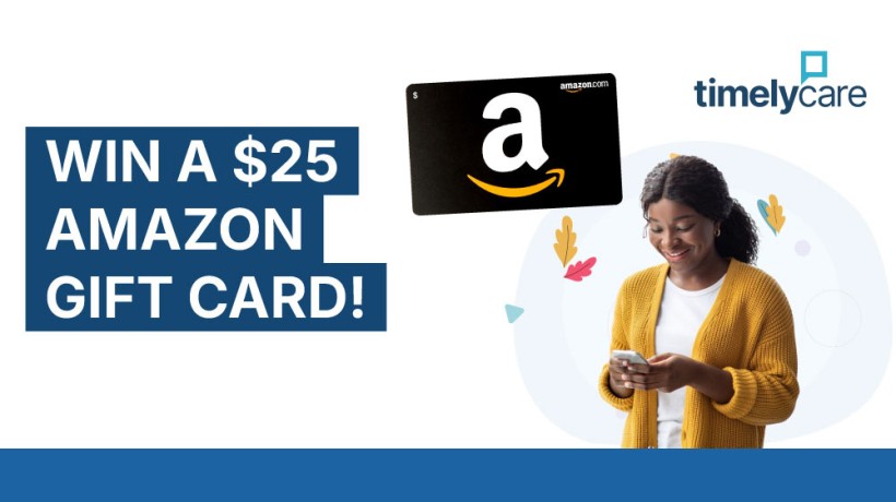 Win a $25 Amazon Gift Card from TimelyCare
