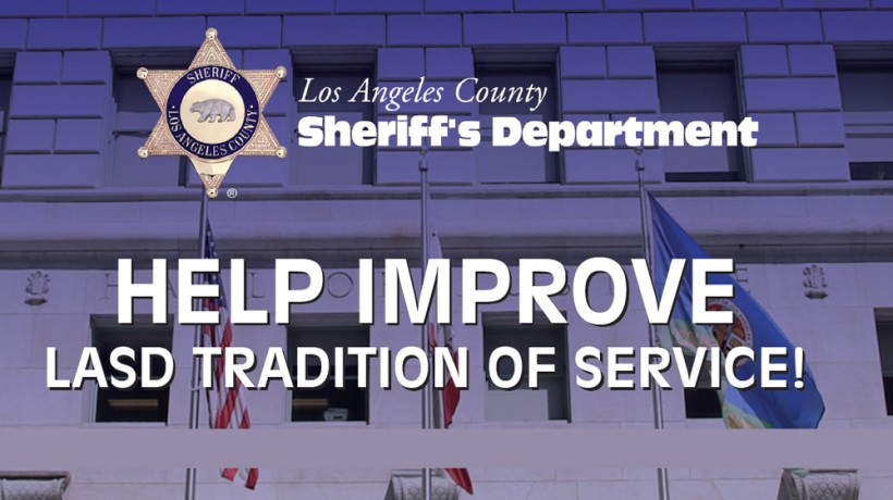 Los Angeles County Sheriff's Department Help Improve LASD Tradition of Service