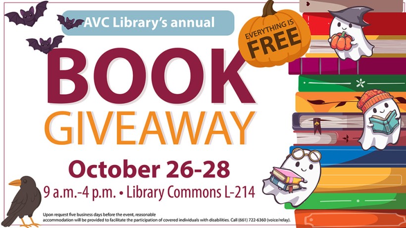 AVC Library’s Annual Book Giveaway