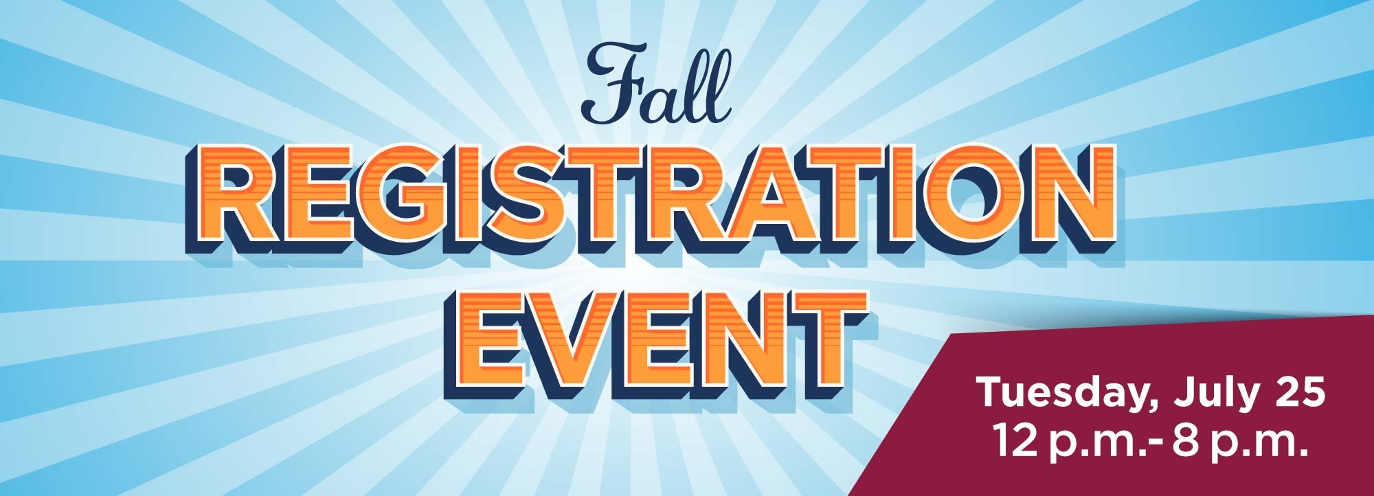 Fall Registration Event