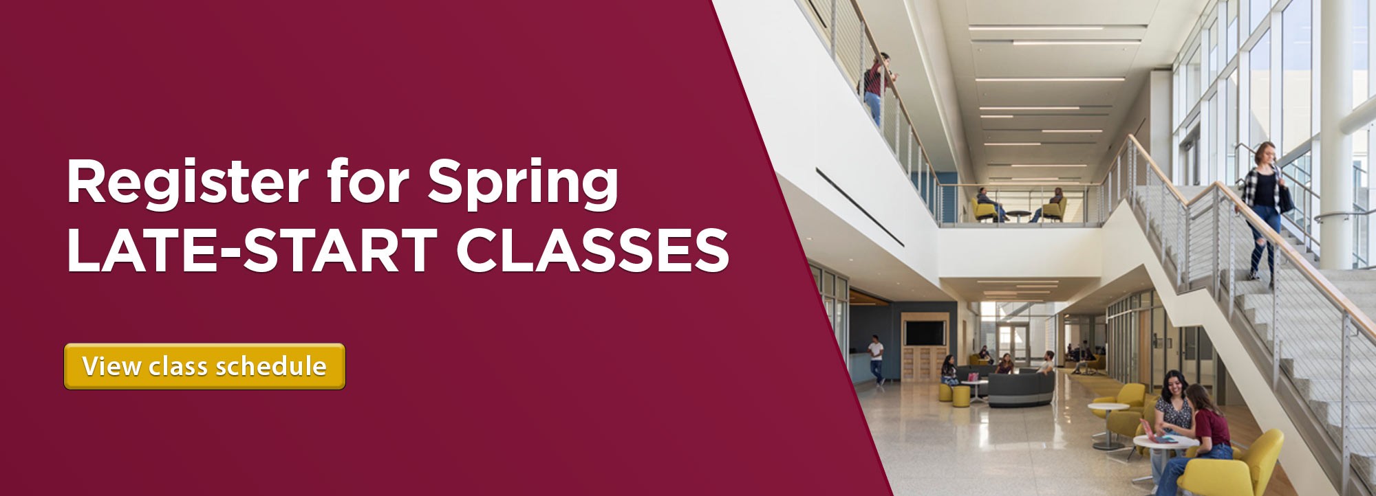 Register for Spring Late Start Classes