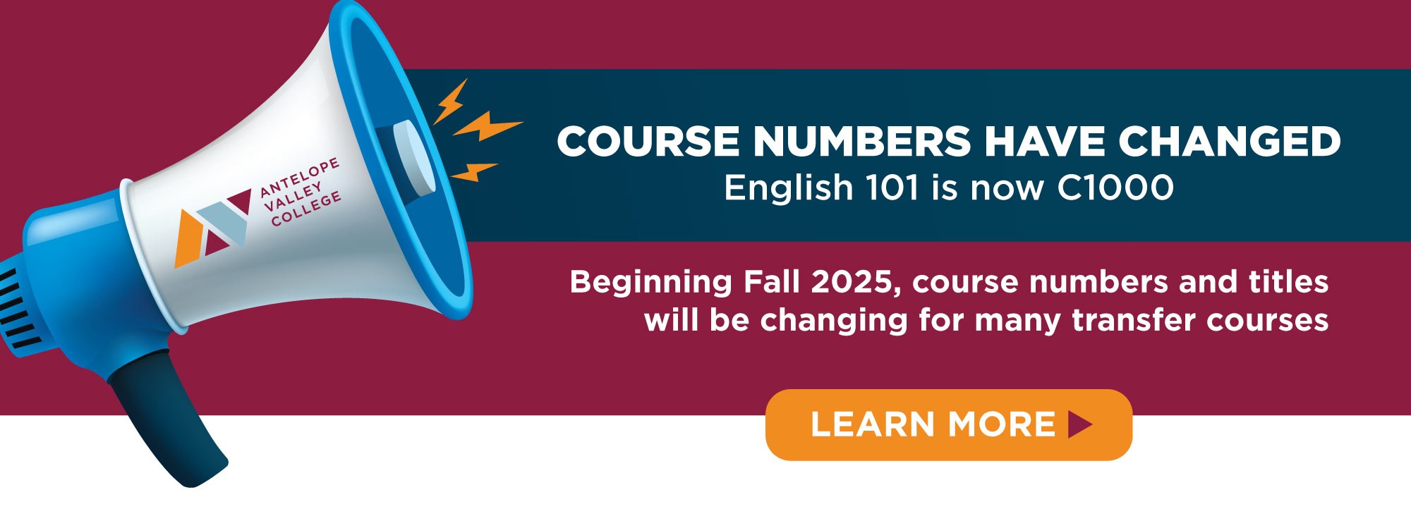 Course Numbers Have Changed - Learn More