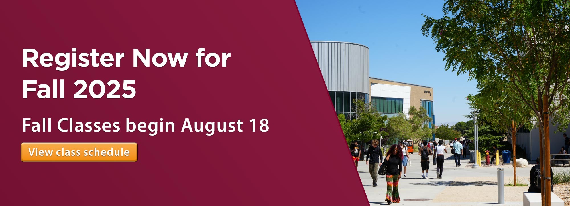 Register Now for Fall 2025