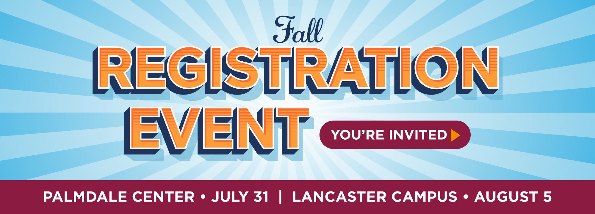 Fall Registration Event