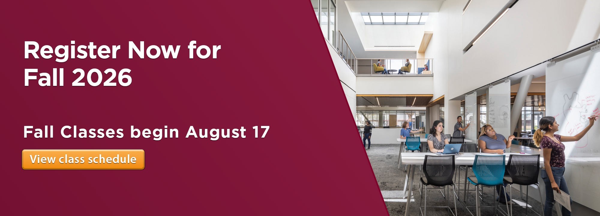 Register Now for Fall 2026