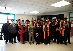 Antelope Valley College in partnership with CDCR held a graduation ceremony last week at the California State Prison, Los Angeles County, where 15 graduates were awarded associate degrees from AVC.