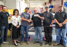 Antelope Valley College's Marauder Racing Club and Auto Body Program Members