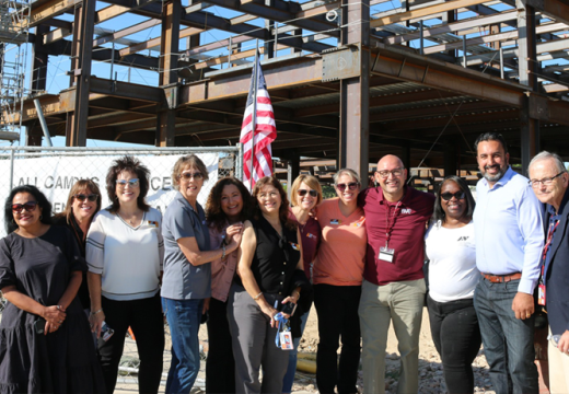 AVC Executive Team at Cedar Hall Beam Signing Ceremony