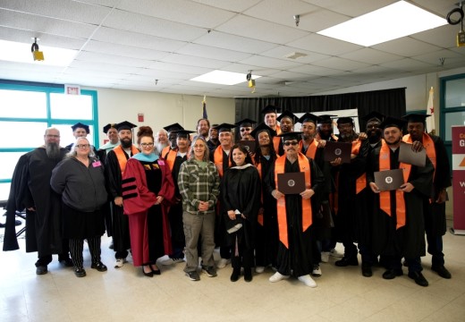 Antelope Valley College in partnership with CDCR held a graduation ceremony last week at the California State Prison, Los Angeles County, where 15 graduates were awarded associate degrees from AVC.