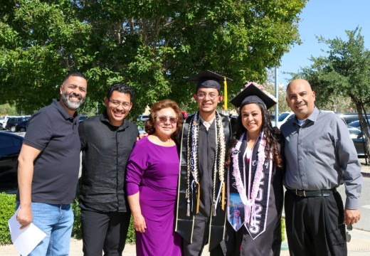 Mother and Son Joshua and Karen Graduate AVC Together