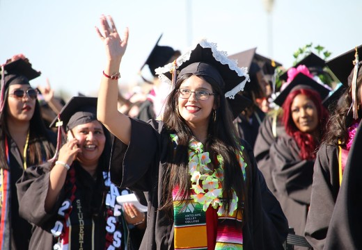Students at AVC Commencement