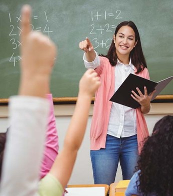 Teacher in classroom