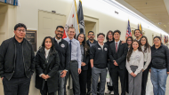 Student leaders from Antelope Valley College’s Associated Student Organization (ASO) recently met with Congressman George Whitesides