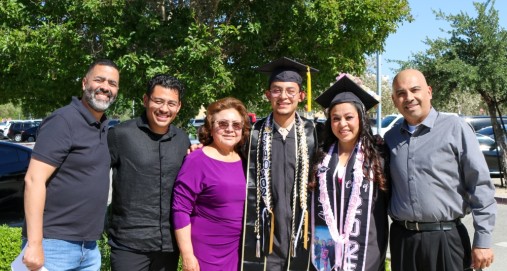 Mother and Son Joshua and Karen Graduate AVC Together