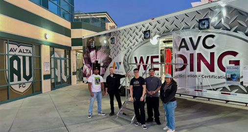 AVC Welding Team at AV ALTA Game Night